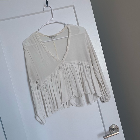 Iucky brand peasant ruffle top - Picture 3 of 3